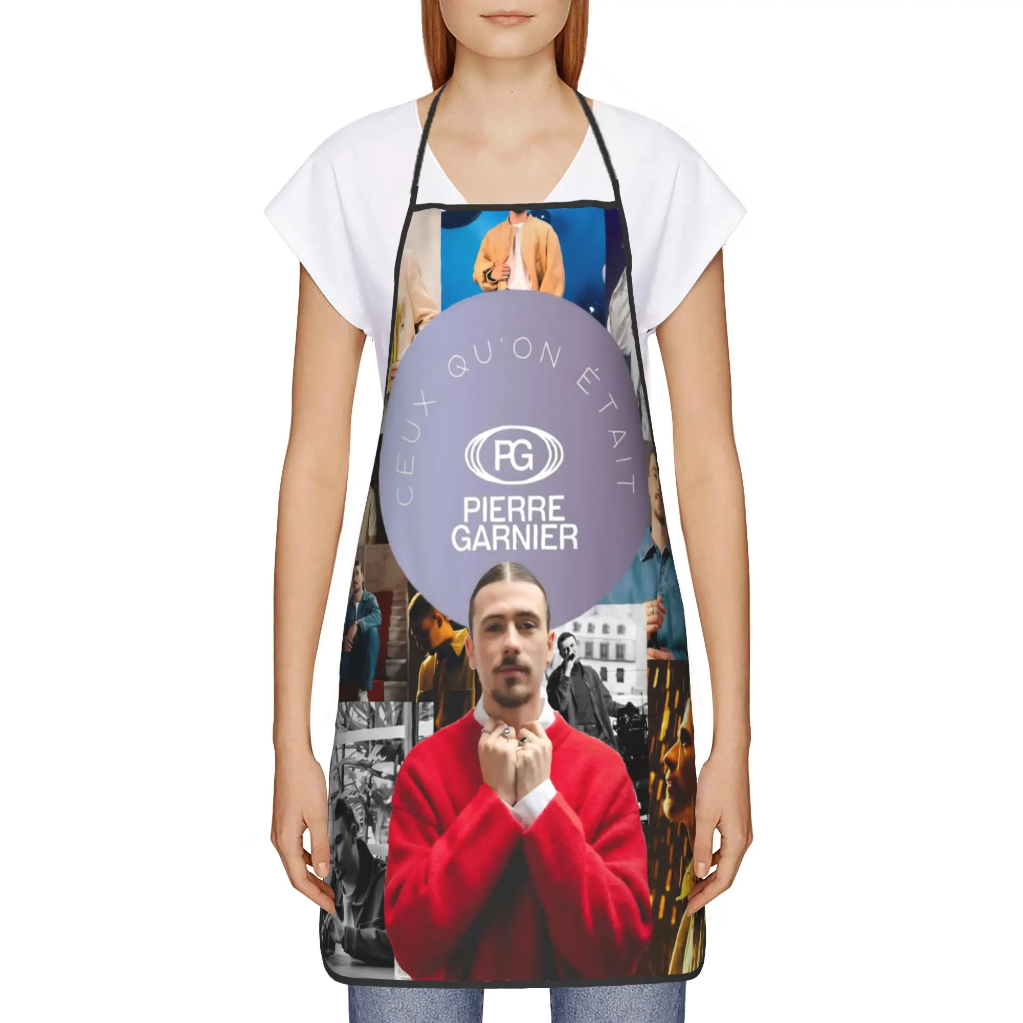 PIERRE GARNIER EVERY SECOND  Apron  Adult Work Kitchen Accessories Household Fashion Aprons without Pocket