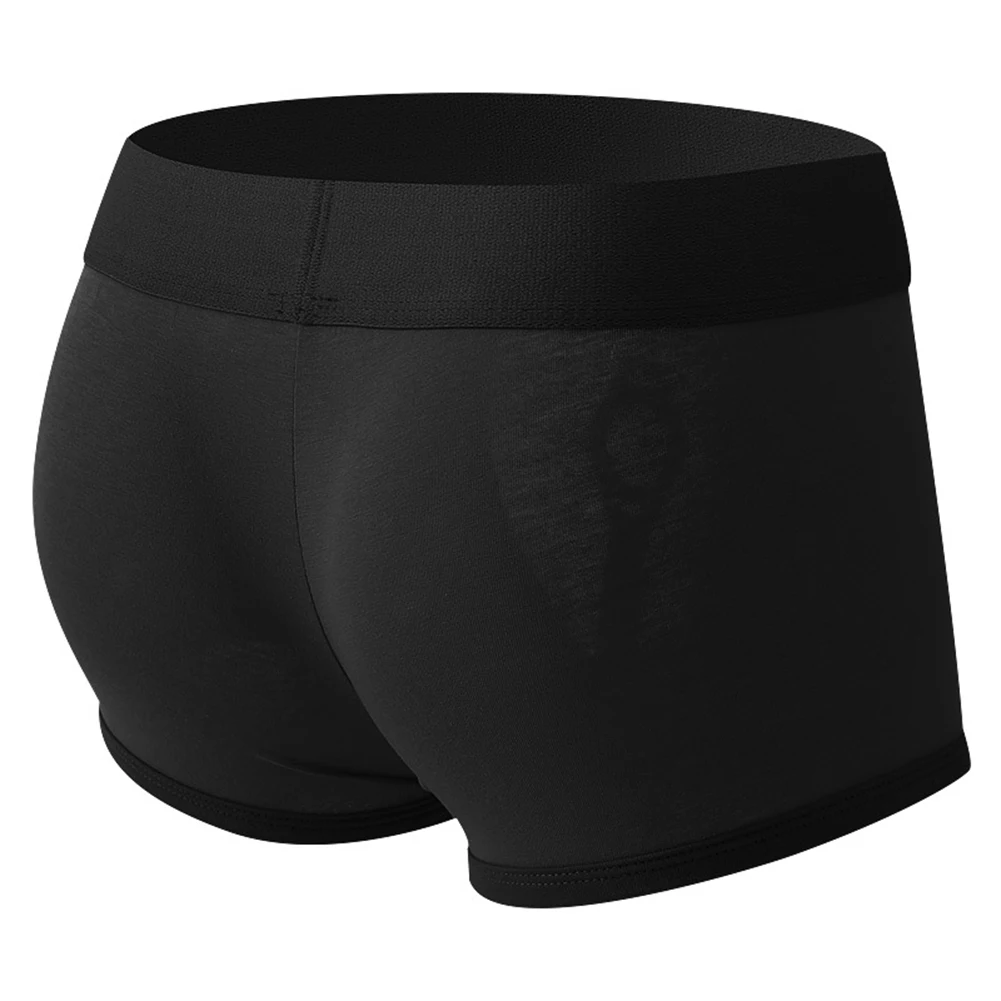 

Men’s Front O-ring Underwear Sexy Cotton Underpants Low-Waist Breathable Boxer Briefs Exposed Cock Panties Ring Shorts Underpant