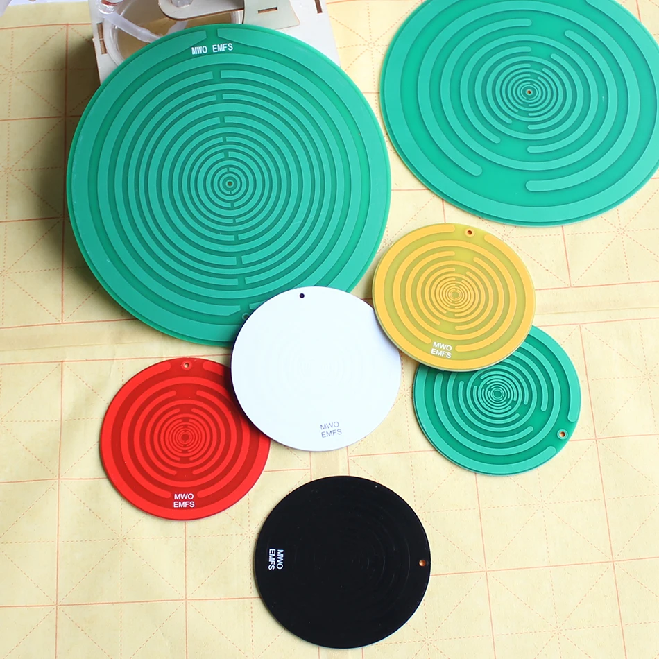 5pcs Lakhovsky Disc with Ink Protective Film Passive MWO Provide the Energy Polarizing Disk MWO Love Birthday Gifts