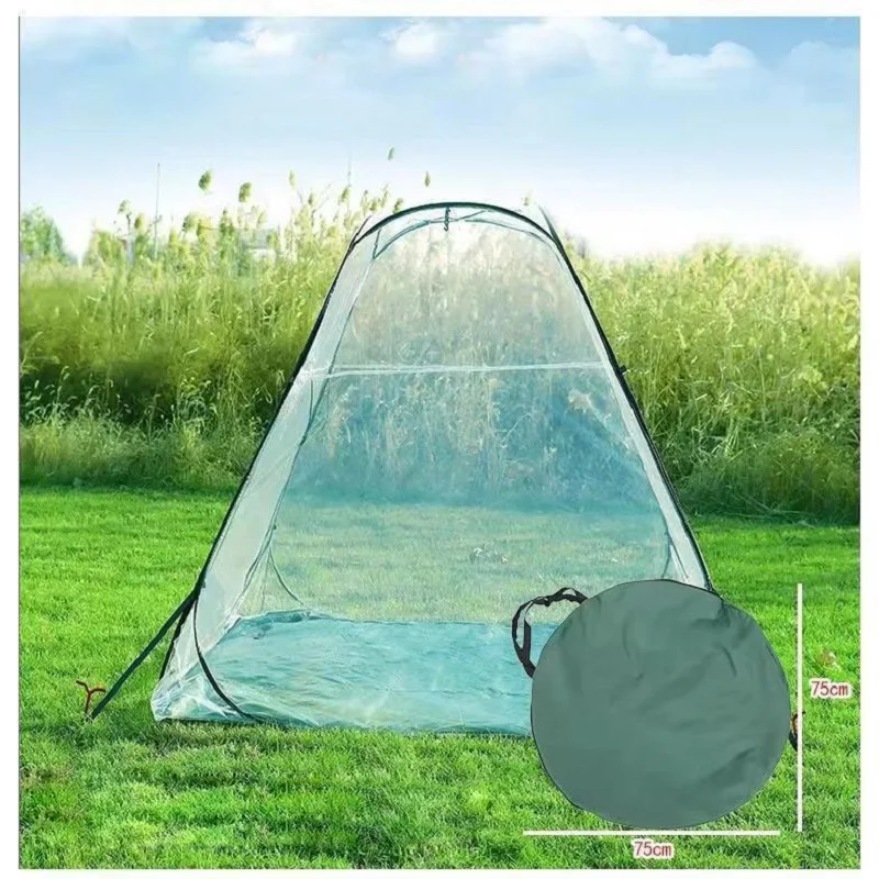 Imagem -02 - Tenda Camping Suprimentos para Exterior Totalmente Transparente Pvc Material Impermeável Ultraleve Ice Fishing Tent Nature Hike Sun Room