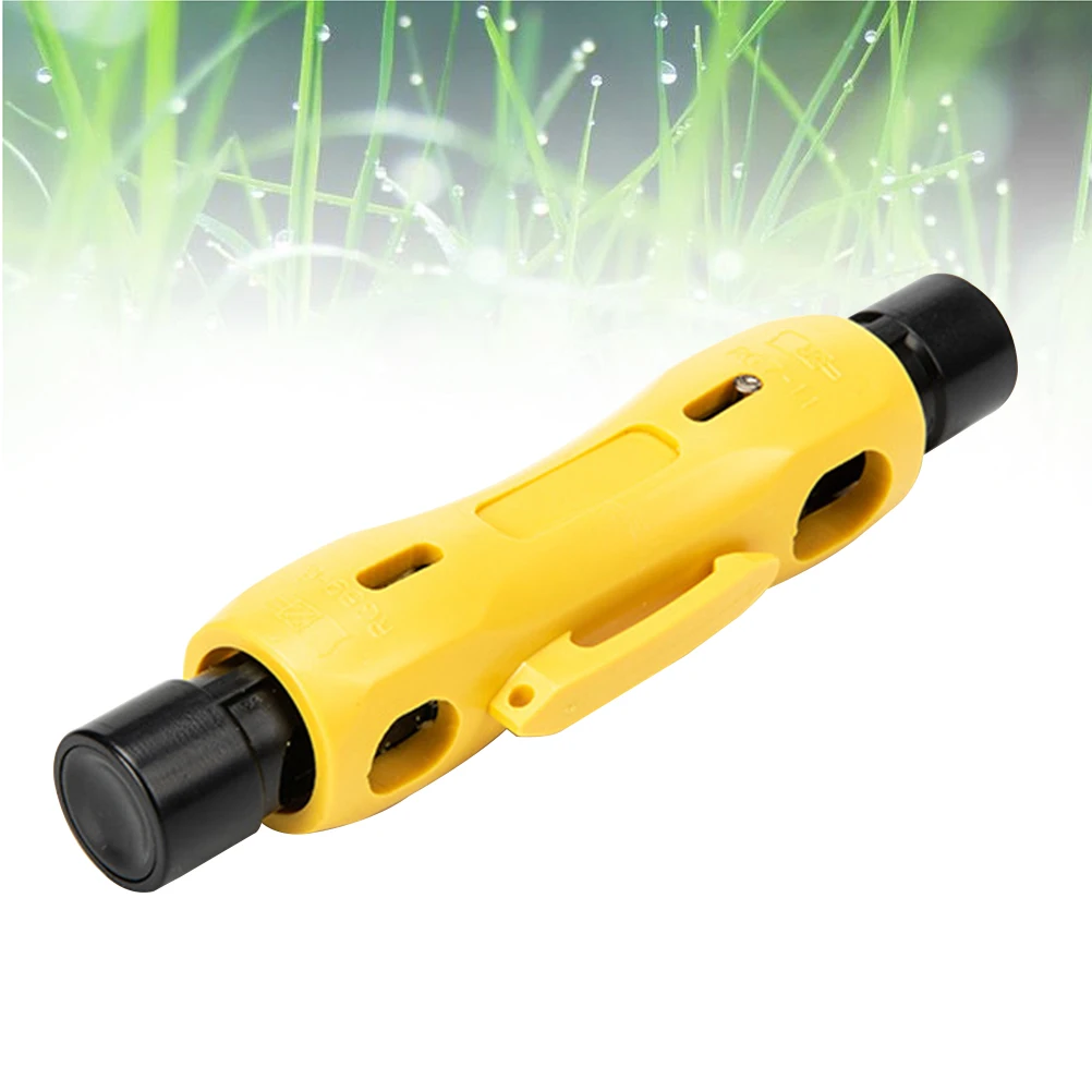 

Wire Stripper Cable Coax Pliers Strippers Yellow Compression Tool Precision Blade Holes Specific Gauges Efficient