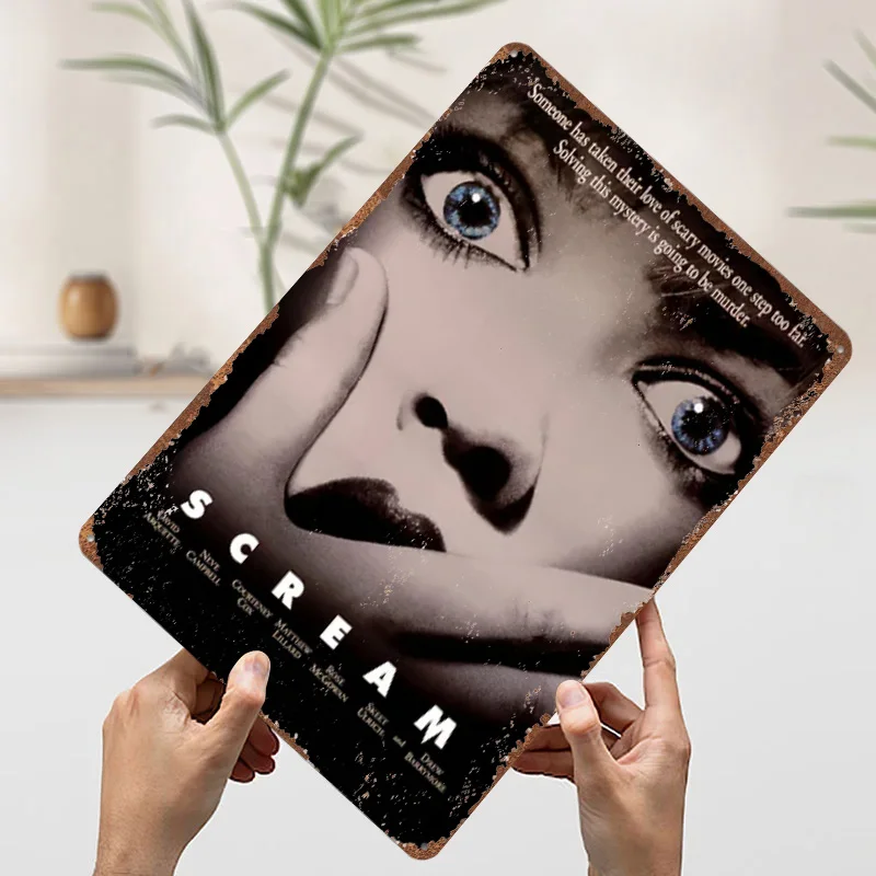 الصراخ المعادن المشارك القصدير علامات المرآب الزينة علامة معدنية مخصصة ل جدار الفن الديكور بار اكسسوارات لديكور المنزل الرجعية #3