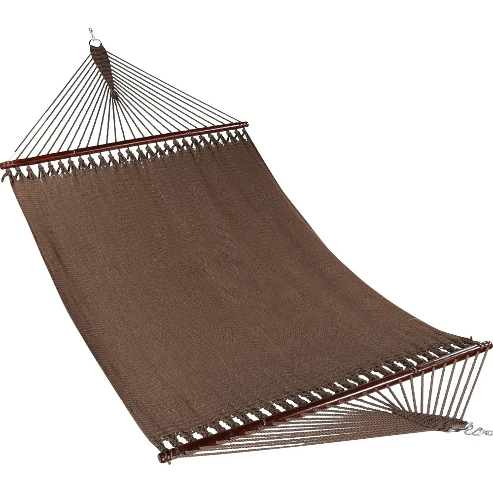 

Large Caribbean Style Hammock - 55" - Plush Polyester - Mocha Shade