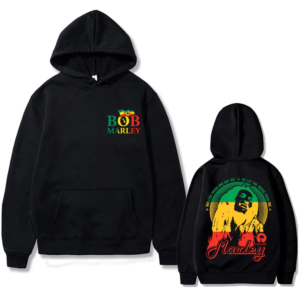 

Reggae Music Originator Bob Marley Hoodie Men Women Clothing Gothic Punk Oversized Sweatshirt Men's Fashion Vintage Streetwear