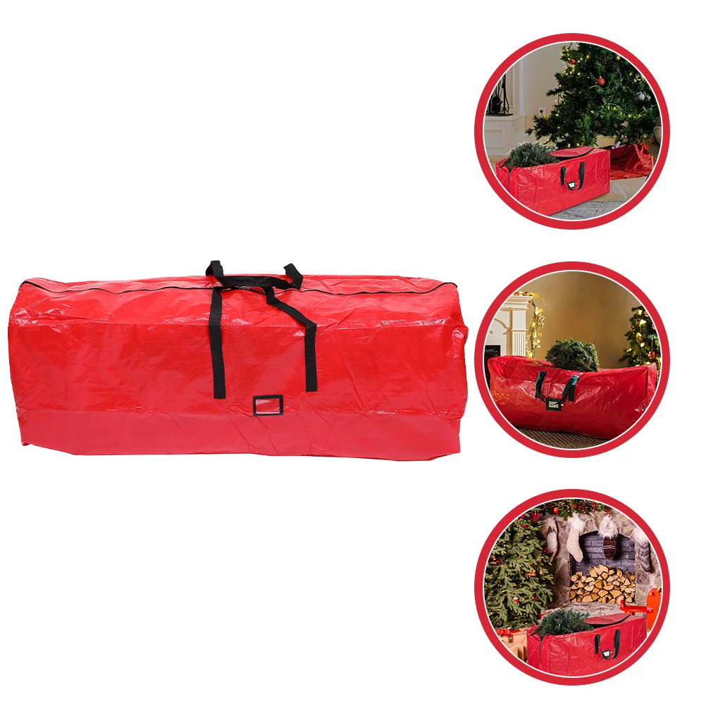 

Waterproof Christmas Tree Storage Bag Heavy Duty Zippered Pouch for Protecting Trees Moisture Resistant Household Storage