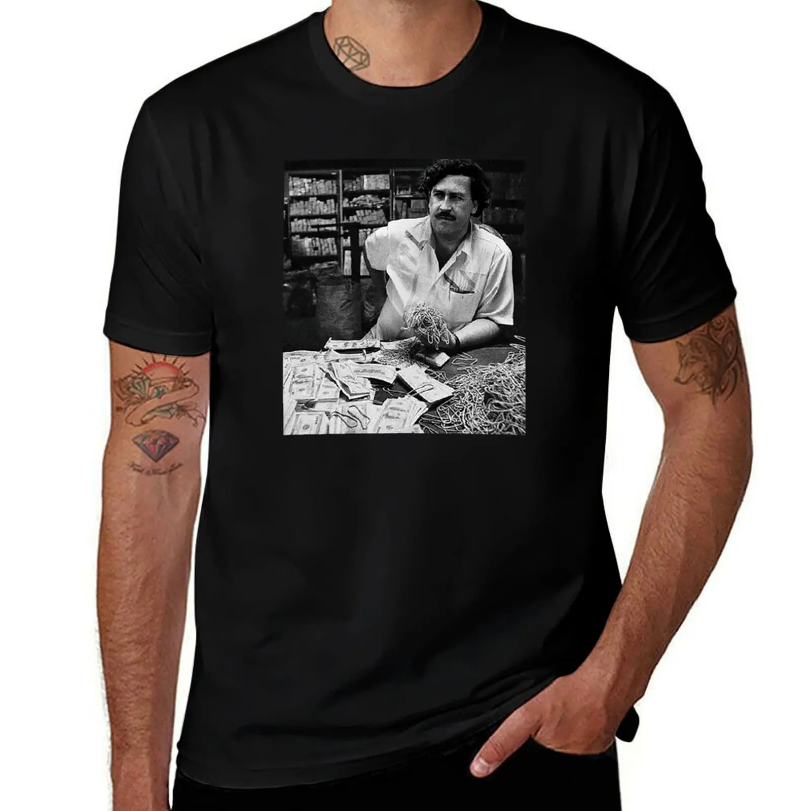 El Patron Don Pablo Escobar Cash Money Plata o Plomo T-Shirt custom t shirt heavyweights man t shirt mens workout shirts