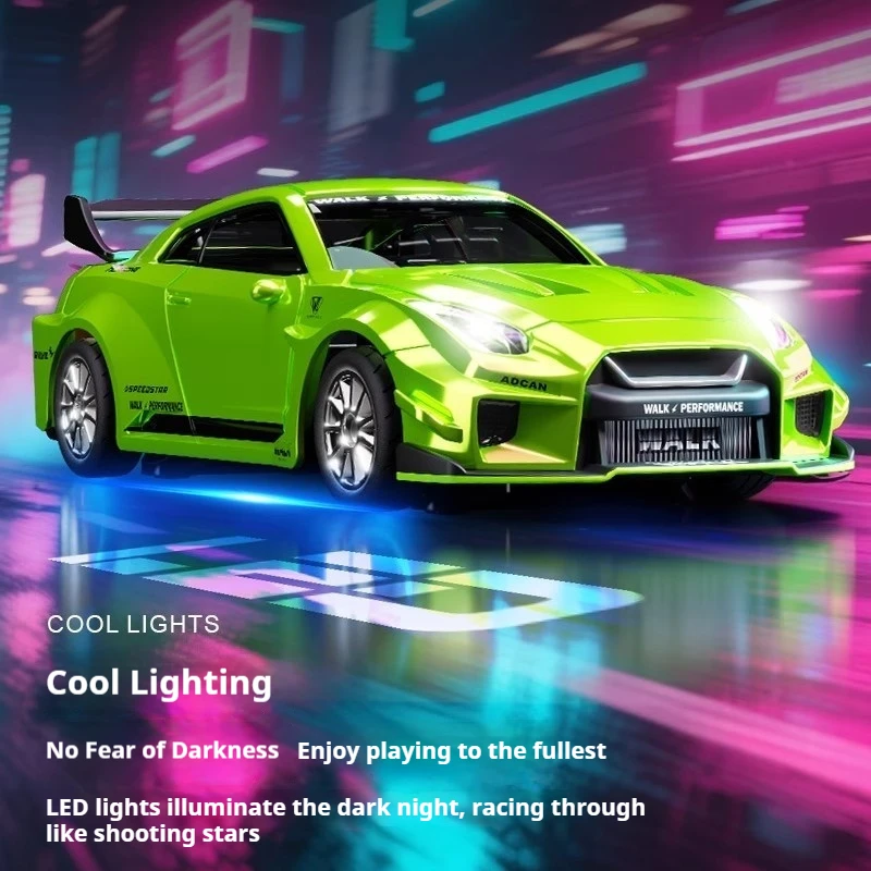 RC Car 1/43 4WD Metal Body Simulation Drift RC Car Electric Full Scale Remote Control Model with Gyroscope Boy Adult Toy Gift