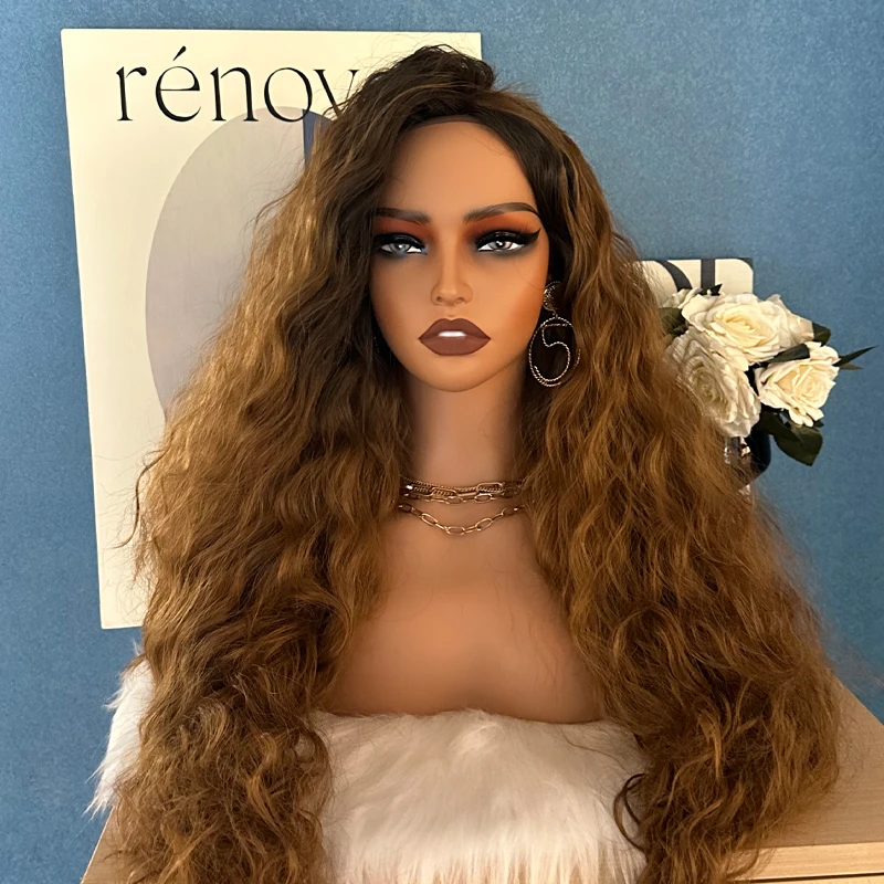 Mannequin Head With Makeup Have Teeth Thin Lips Mannequin Head With Shoulders Realistic Female Doll Head For Wig Display 3Pcs