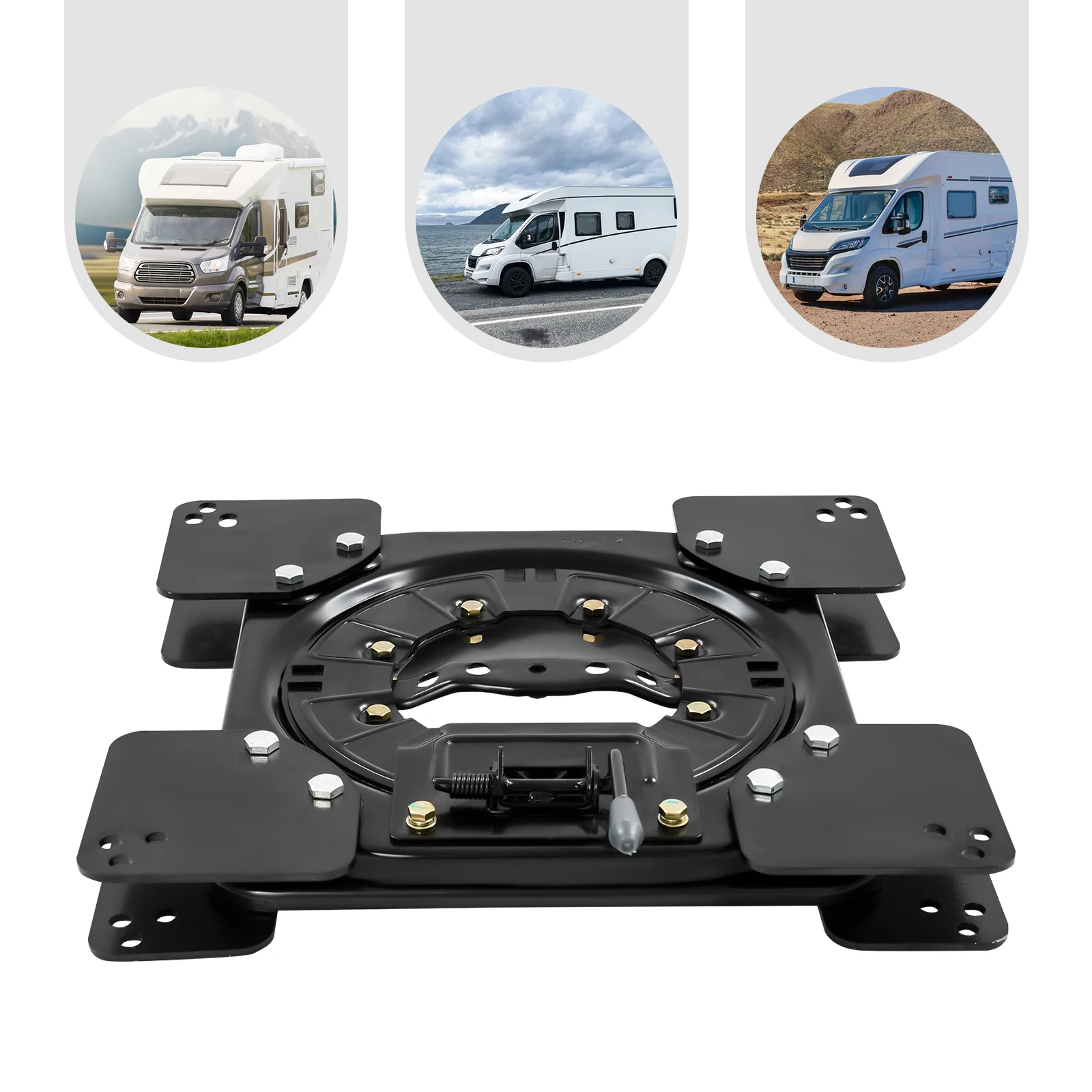 Bymaocar Seat Swivel Base For VW T5 T6, Seat Swivel Base, 360° Seat Swivel Base Plate