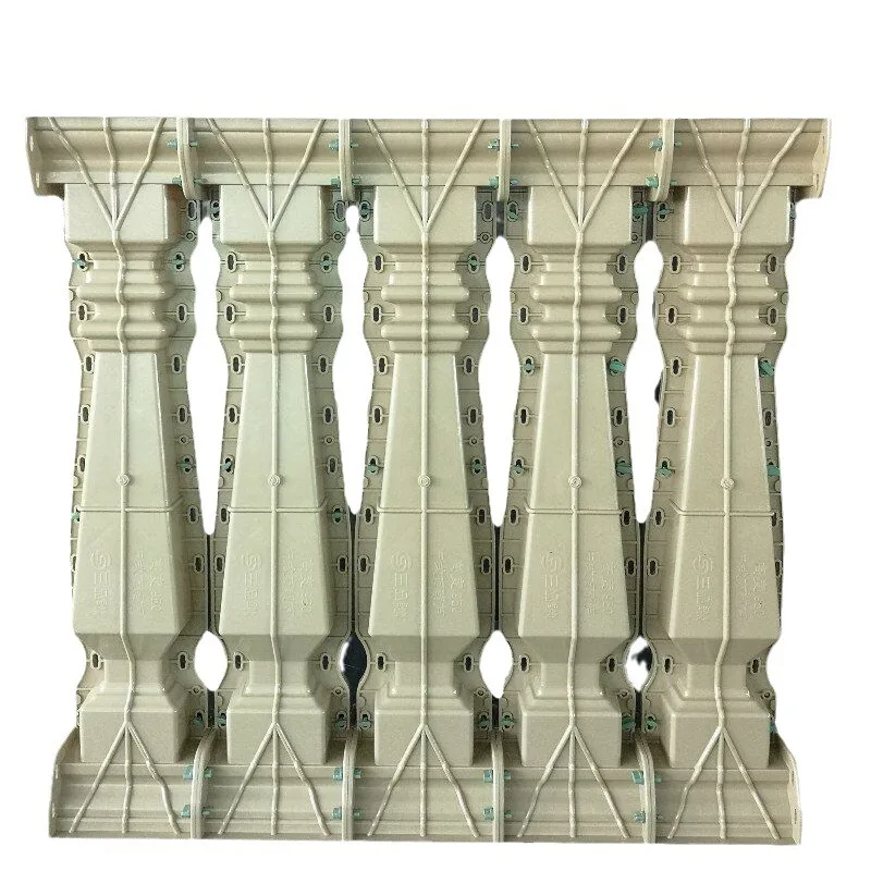 Cement cast-in-place European balcony vase column railing mold fence mold product square gourd model 95 cm high