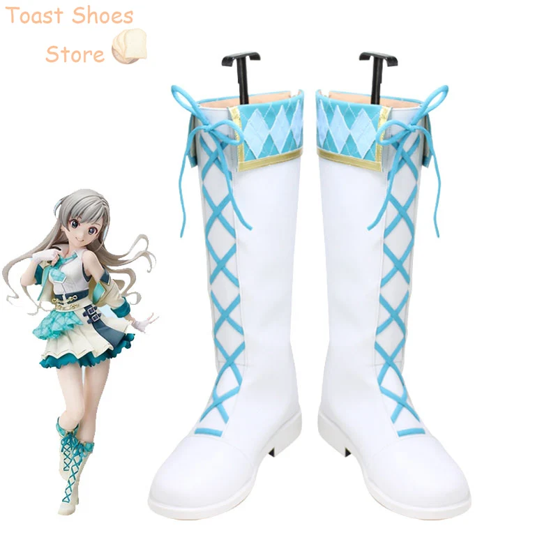 

Hisakawa Hayate Cosplay Shoes Halloween Carnival Boots Cosplay Prop PU Shoes Costume Prop