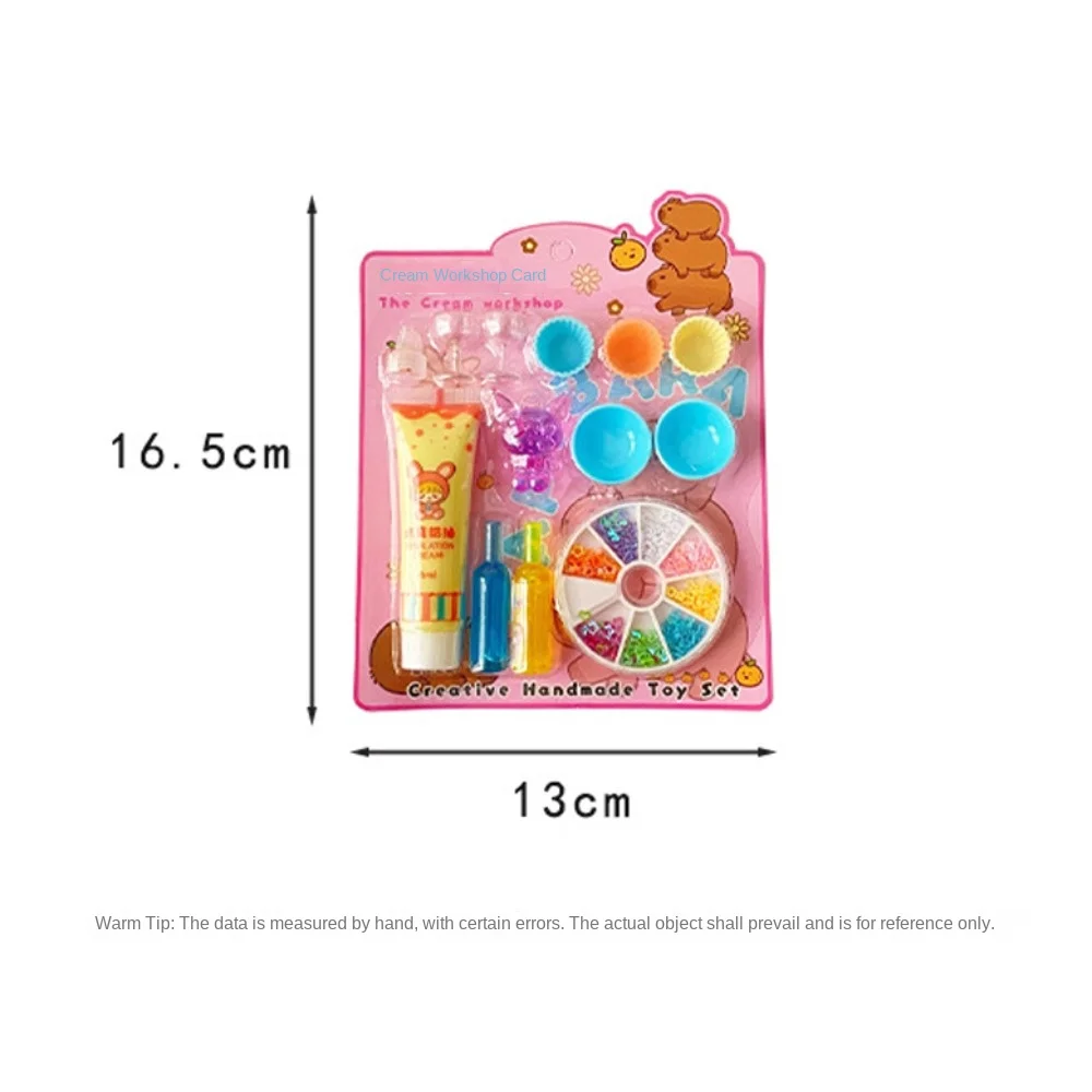 Mini handgemachte Eis Dessert machen Cartoon lustige Simulation Creme Set kleine Teile kreative Kuchen Modell machen Spielzeug Dekoration