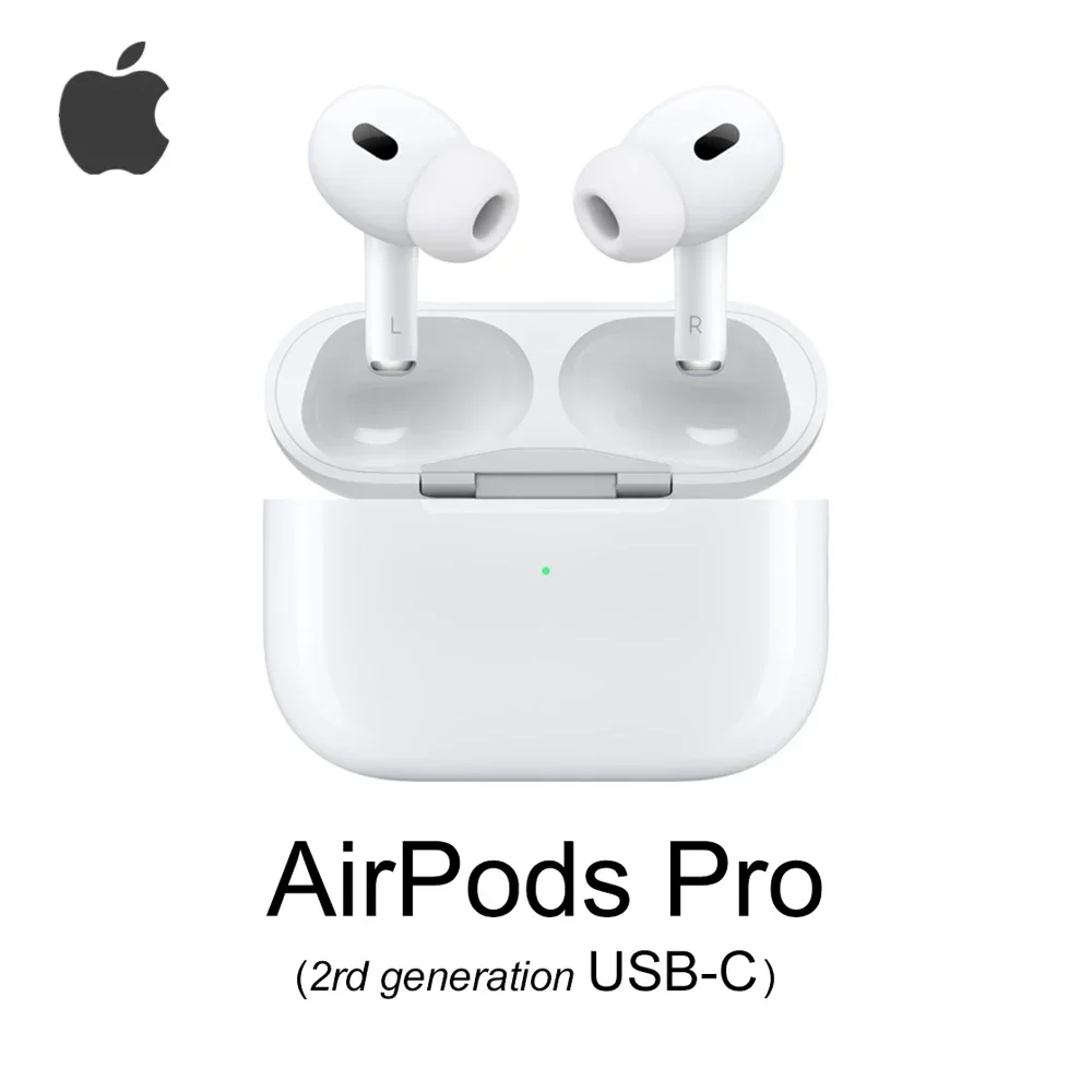 

Apple AirPods 4 2 3 Wireless Bluetooth Earbuds with Active Noise Cancellation Spatial For Lightning USB-C 3.5mm Wired Earphones