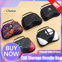 EVA Portable Storage Handle Bag Anti-Scratch Protective Pouch Bag Travel Carrying Case for NS Switch Pro/PS5 PS4 PS3/Xbox Series