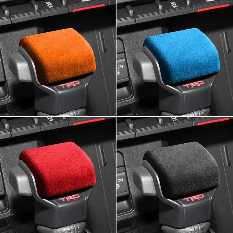 

Made of Alcantara For Toyota Tundra Toyota Sequoia Car Gear Shift Knob Boot Cover Trim Stickers lnterior Tuning Accessories