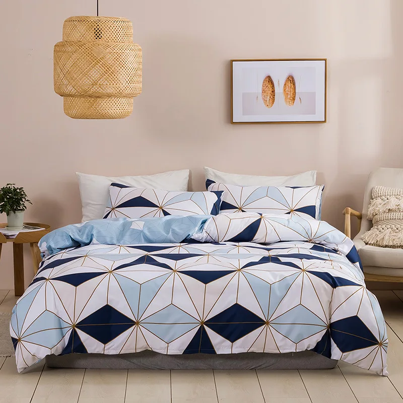 RunGrape Duvet Cover Bedding Set Twin Queen King Size 240x220 Nordic Bed Cover 150 Euro Bed Linen 2 Bedrooms Bedclothe 200x200