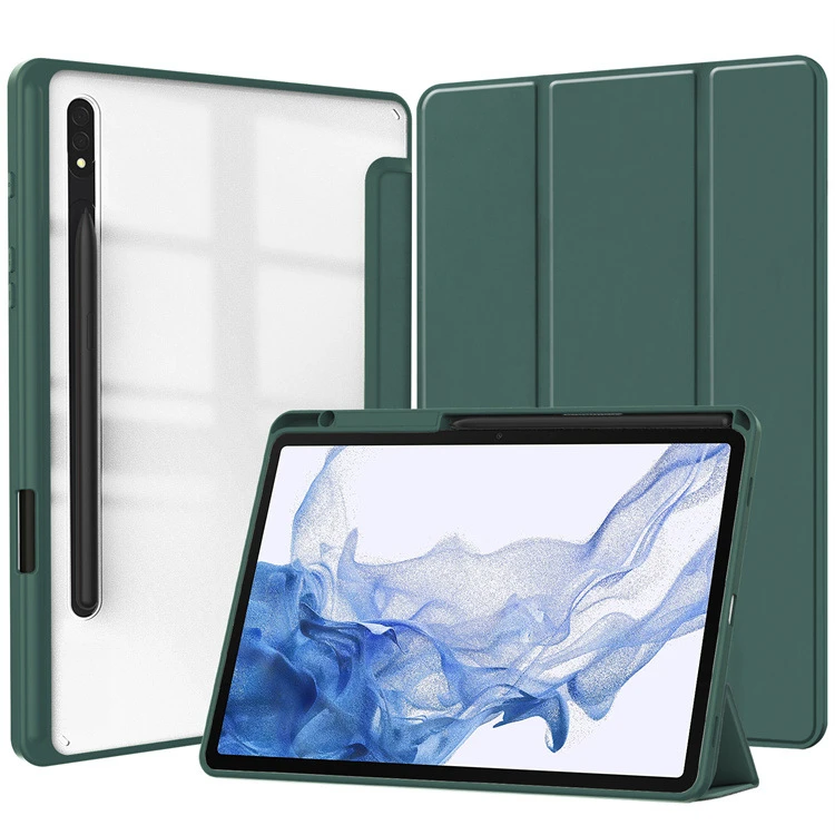 Dreifach Faltbare TPU/Acryl-Hülle für Samsung Tab S10 FE Plus 13,1 Zoll mit Auto-Wake-Funktion – Detail 1