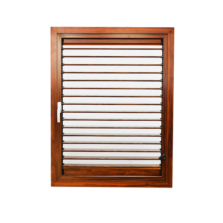 Customization Hot Selling Aluminum Adjustable Shutter Interior Hand Operated Louver Window