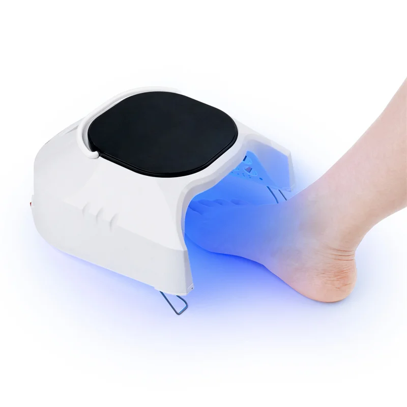 5200mAhバッテリー搭載UVランプネイルドライヤー、Byoung Beauty LED UVランプ、ミラーインテリアとメタルベース、プロ仕様LEDネイルランプ