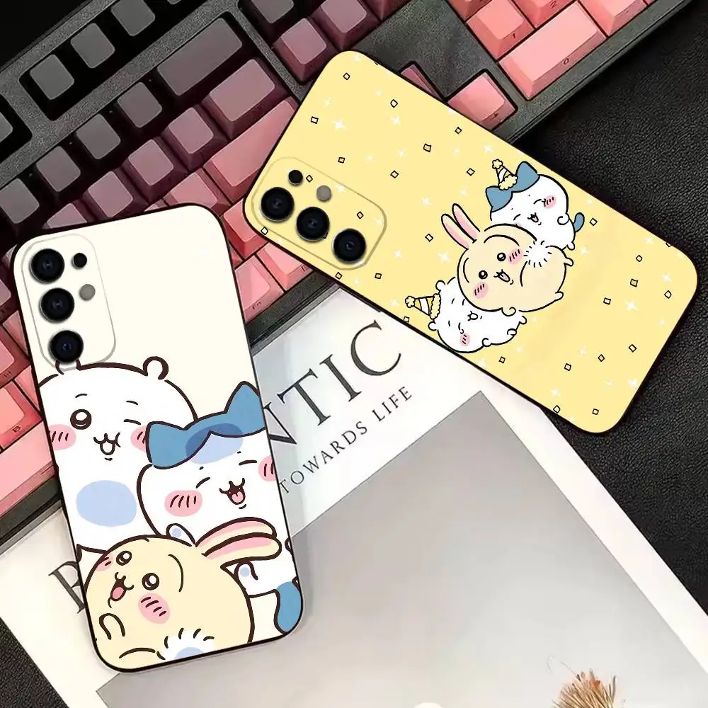 C-Cute for C-C-Chiikawas  Phone Case For Samsung S26,S25,S24,S23,S22 Black Soft Protective Phone Case