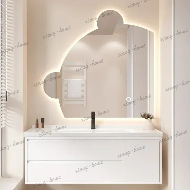 Aesthetic Faucet Bathroom Cabinet Desk Unique Sink Dresser Drawer Sink Shelves Bathroom Cabinet Modern Tocador Trendy Furniture