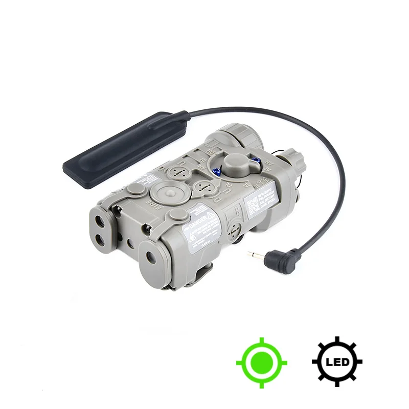 WADSN Taktische Airsoft NGAL Einfache Version Red Dot Grün Blau Anzeige Weiß LED Licht Fit 20mm Schiene Jagd Waffe gun Laser 7