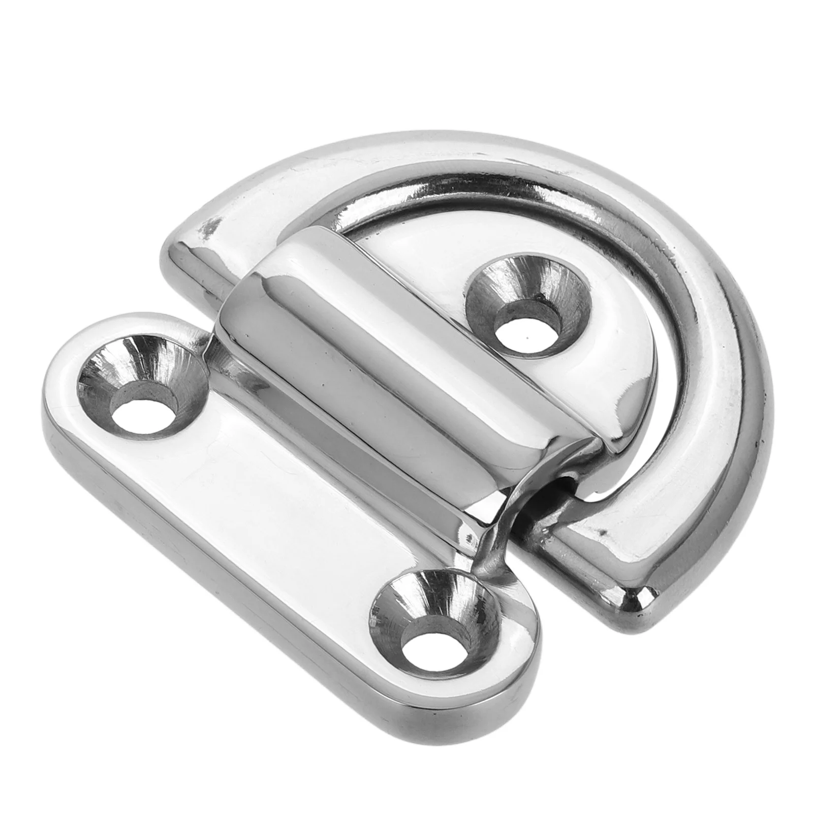 

Stainless Steel Folding Pad Ring Tie Down For Boat Rv Trailer Camper Van Truck Cargo Lashing Plate Marine Hardware