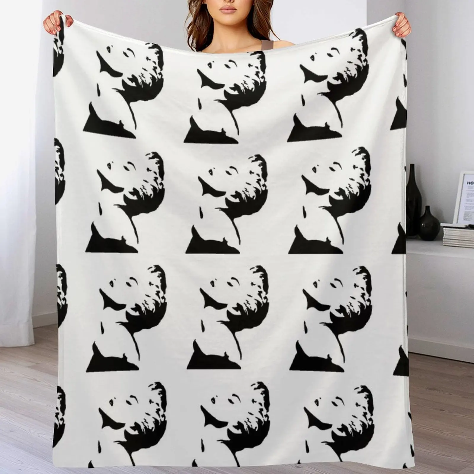 

Madonna True Blue Cover Album Throw Blanket For Baby Decorative Throw Furry Blankets