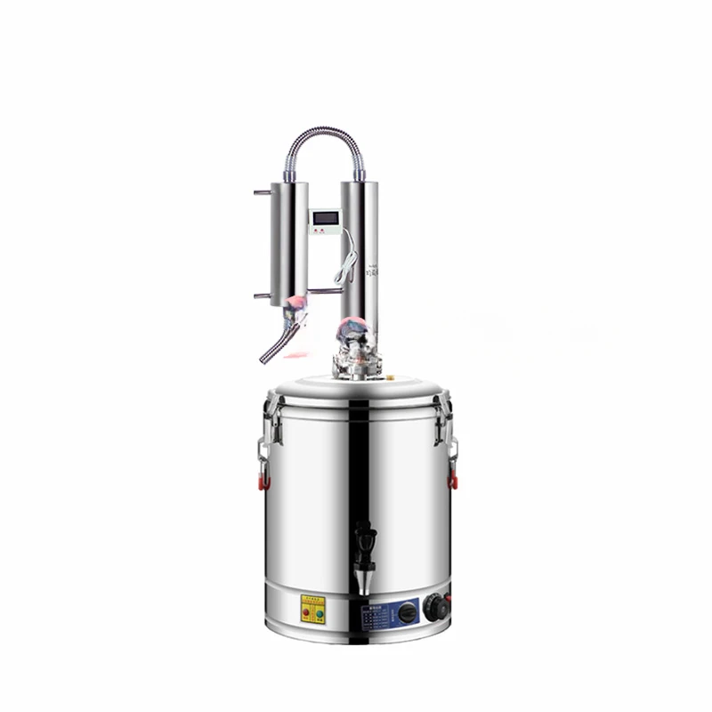 30L Alcohol Brewing Distiller Alcohol Whisky Moonshine Still Stainless Steel Still Whisky Beer Brandy Essential Oil Extractor