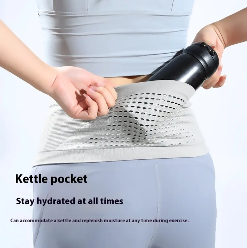 Running Waist Bag, Multi-functional Close-fitting Outdoor Invisible Phone Case, Knitted Water-resistant Sports Waist Bag