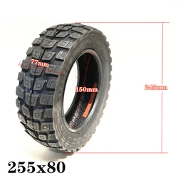 10inch 255x80 Tubeless Outer Tire 10*3.0 Vacuum Tyre Rubber Wear-resistant E-Scooter Replacement Parts For Electric Scooter