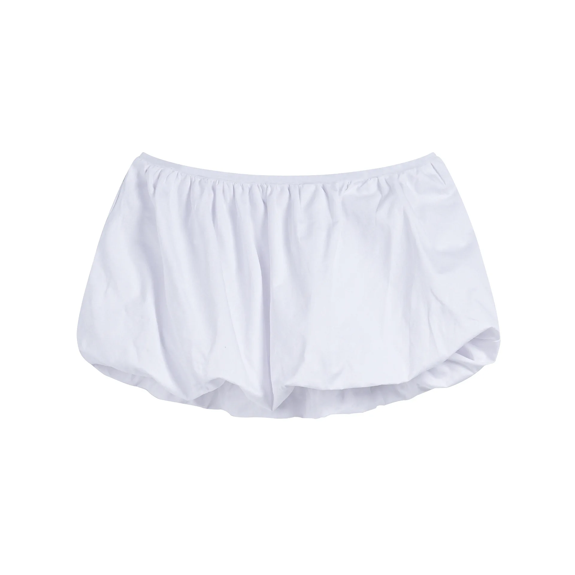 OPEN YY 2025 fashion Korean niche sweet spicy style buds fluffy clouds stacked bubble mini skirt