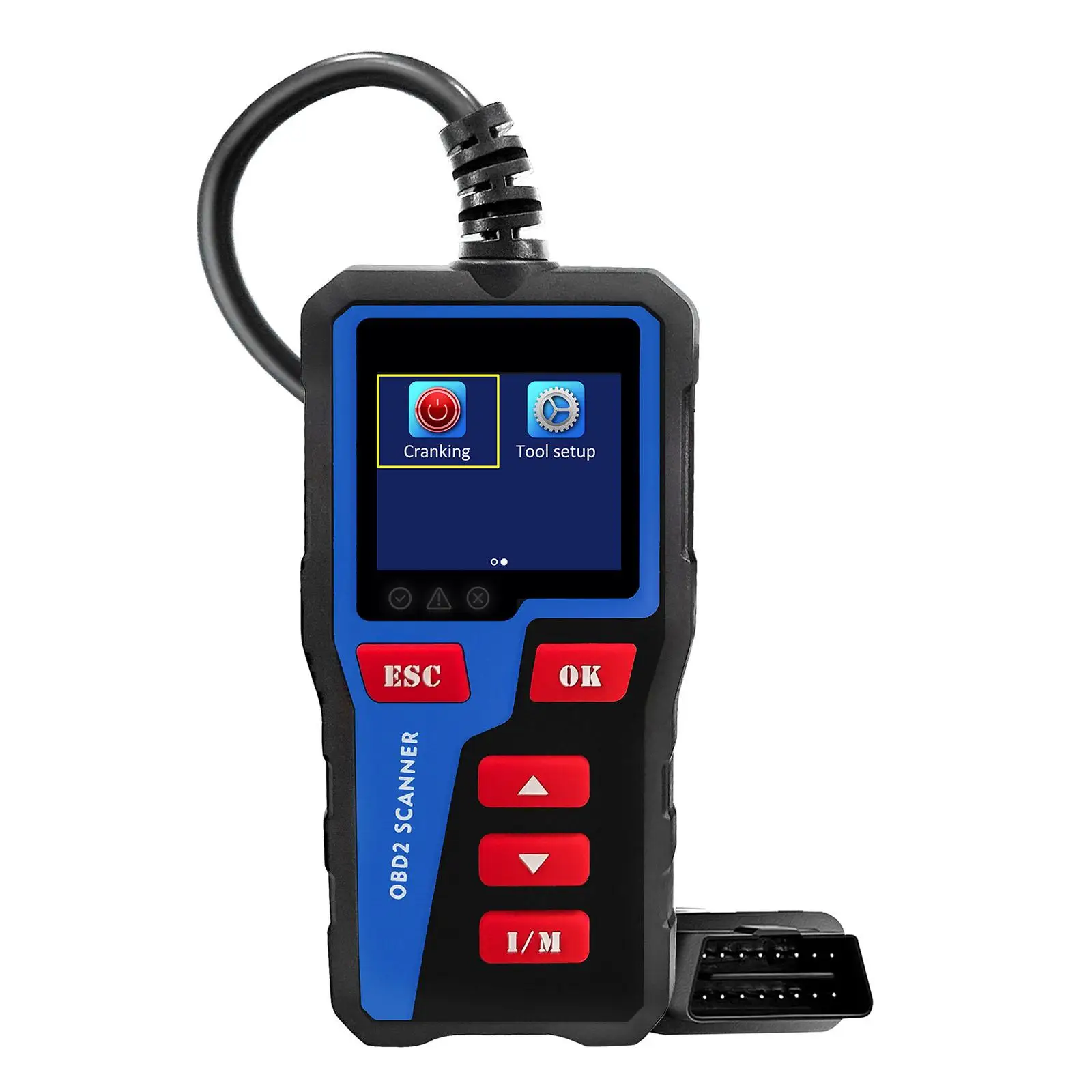 OBD2 Scanner Car Diagnose Tool LED Display Engine Fault Handheld at300 Enhanced Professional Cars Code Reader OBD2 Scanner