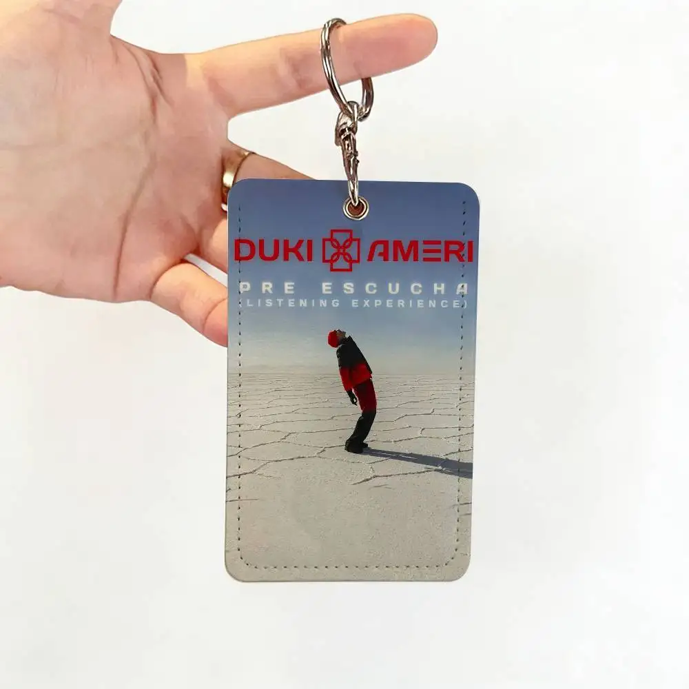 مغني الراب DUKI AMERI 2024 الأكثر مبيعًا غطاء بطاقة هوية حافلة الطالب باب الوصول إلى المدرسة بطاقة الائتمان الواقية