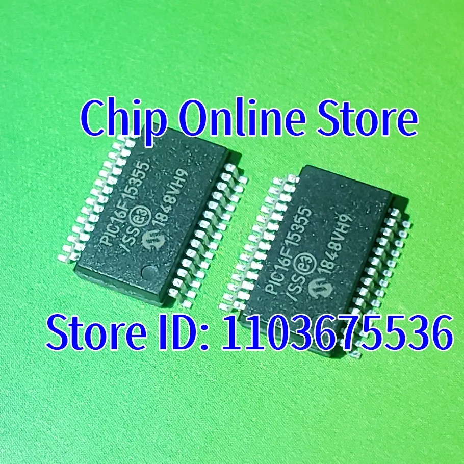 

5~100pcs PIC16F15355-I/SS PIC16F15355T-I/SS PIC16F15355 SSOP28 New Original 8 Bit Microcontroller MCU