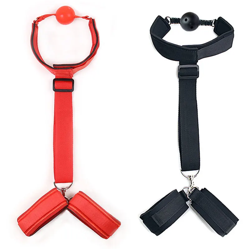 New Bed Restraining Belt Black Body Bondage Adjustable Size Backhand Constraint…