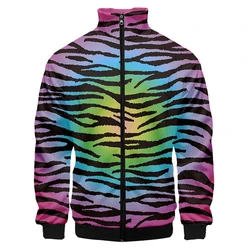 Leopard Print Zipper Apparel 3D Printed Jackets For Men Women Clothing Casual Trendy Unisex Coat Boy Jacket Tops Male Streetwear