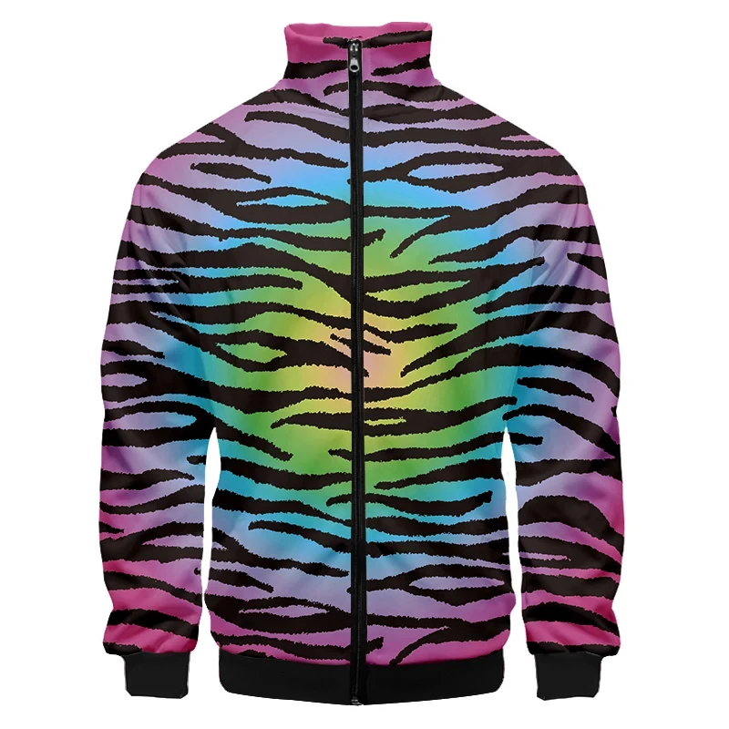 Leopard Print Zipper Apparel 3D Printed Jackets For Men Women Clothing Casual Trendy Unisex Coat Boy Jacket Tops Male Streetwear