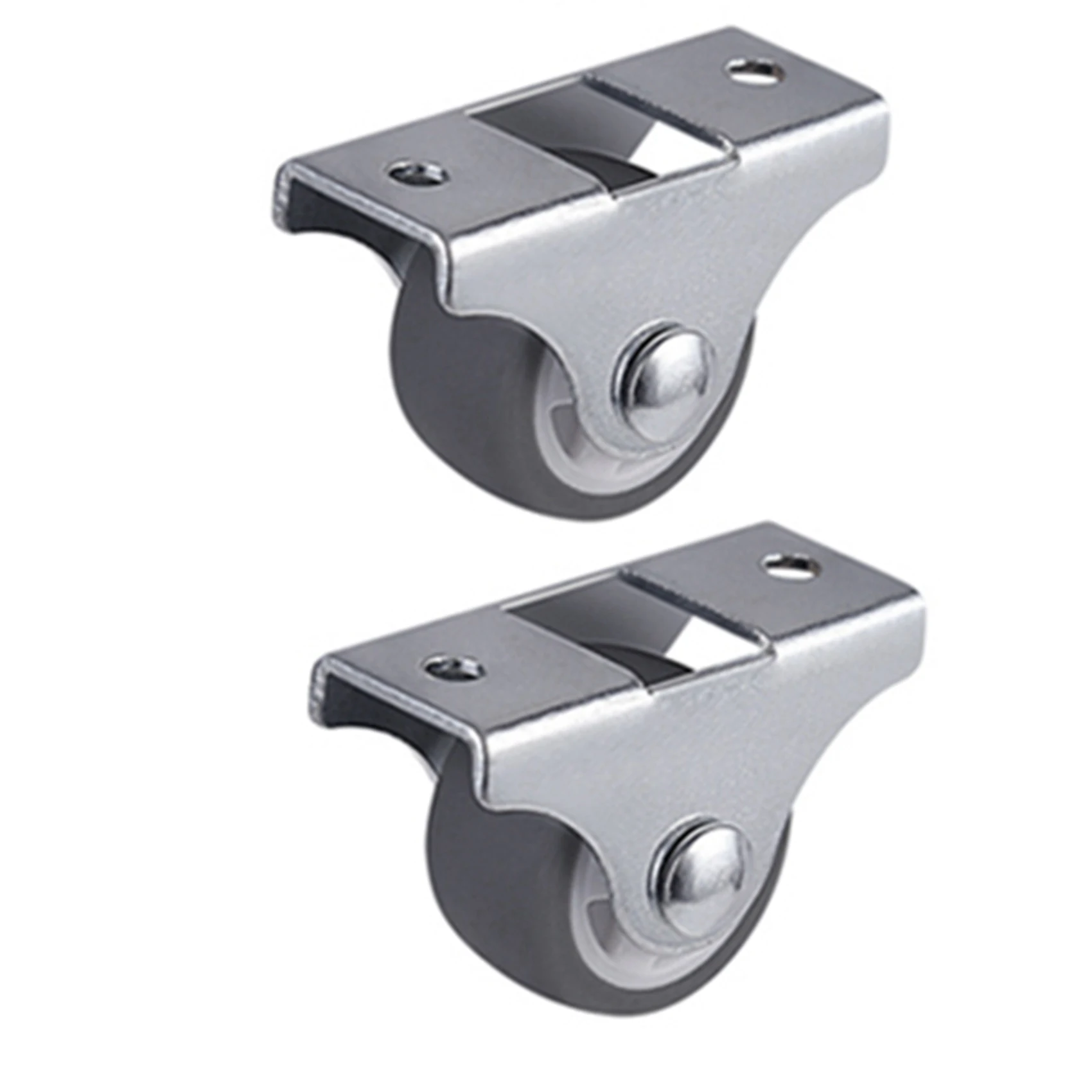 

Колеса-ролики A84X-24PCS из ТПЭ, фиксированные, с жесткой основой без поворота, на шарикоподшипниках, для тележек, с верхней пластиной, 1 дюйм