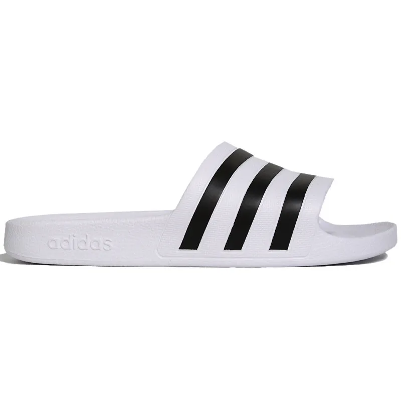 Adidas Unisex Adilette Aqua Slides Weiß Schwarz Freizeitsandalen F35539 Ansicht 3