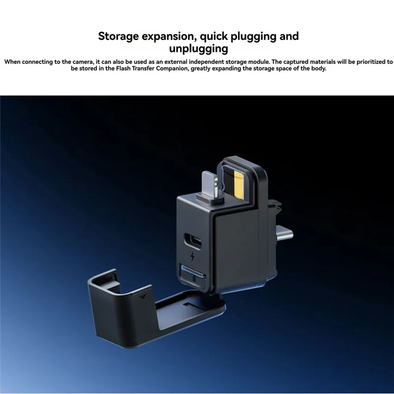 【NOVO】Para Insta360 X5 Leitor de transferência de dados de leitor rápido para câmeras de ação Insta360 para fotógrafos e videógrafos