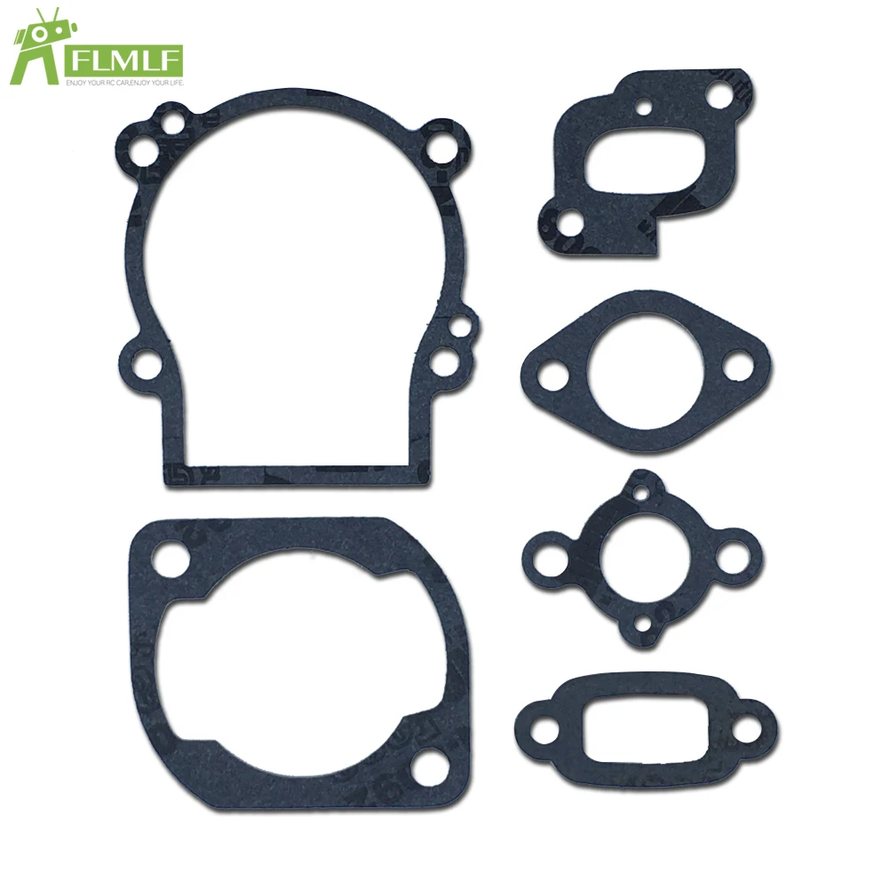 Engine Gasket Set 23cc 26cc 29cc 30.5cc 32cc 36cc 45cc Fit for 1/5 Hpi Rofun Rovan Km Baja Losi FG GoPed RedCat Rc Car Toy Parts