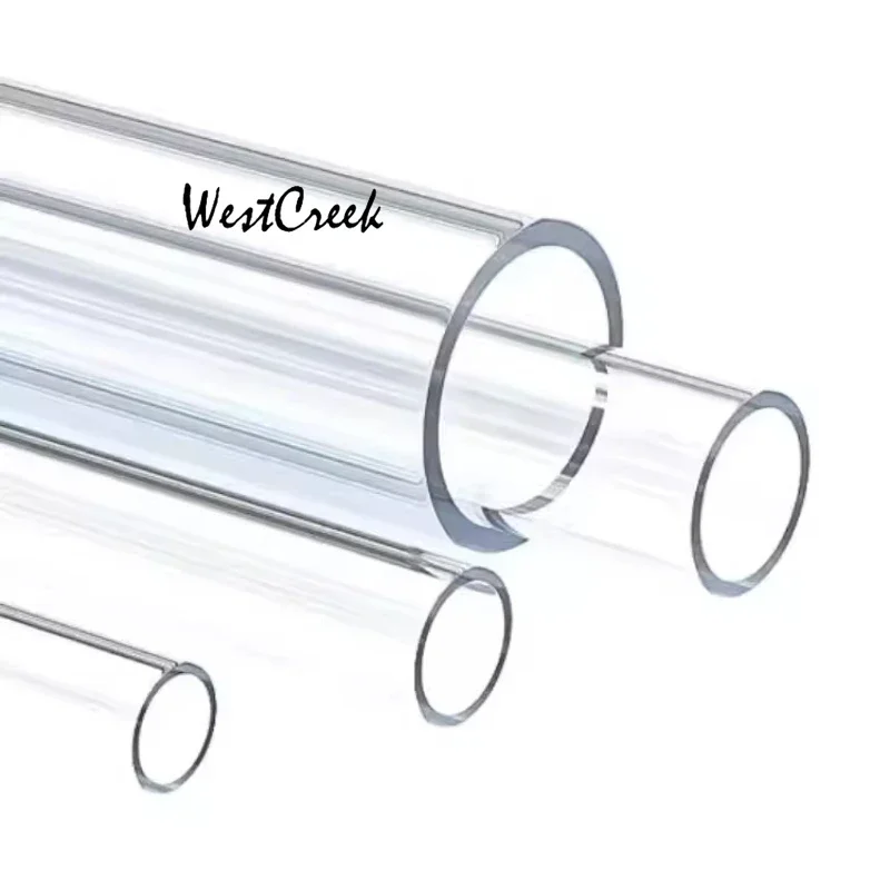 WESTCREEK 7mm 8mm 9mm 10mm OD transparent acrylic tube plexiglass pipe PMMA tube clear hollow pipe organic glass perspex  tubing