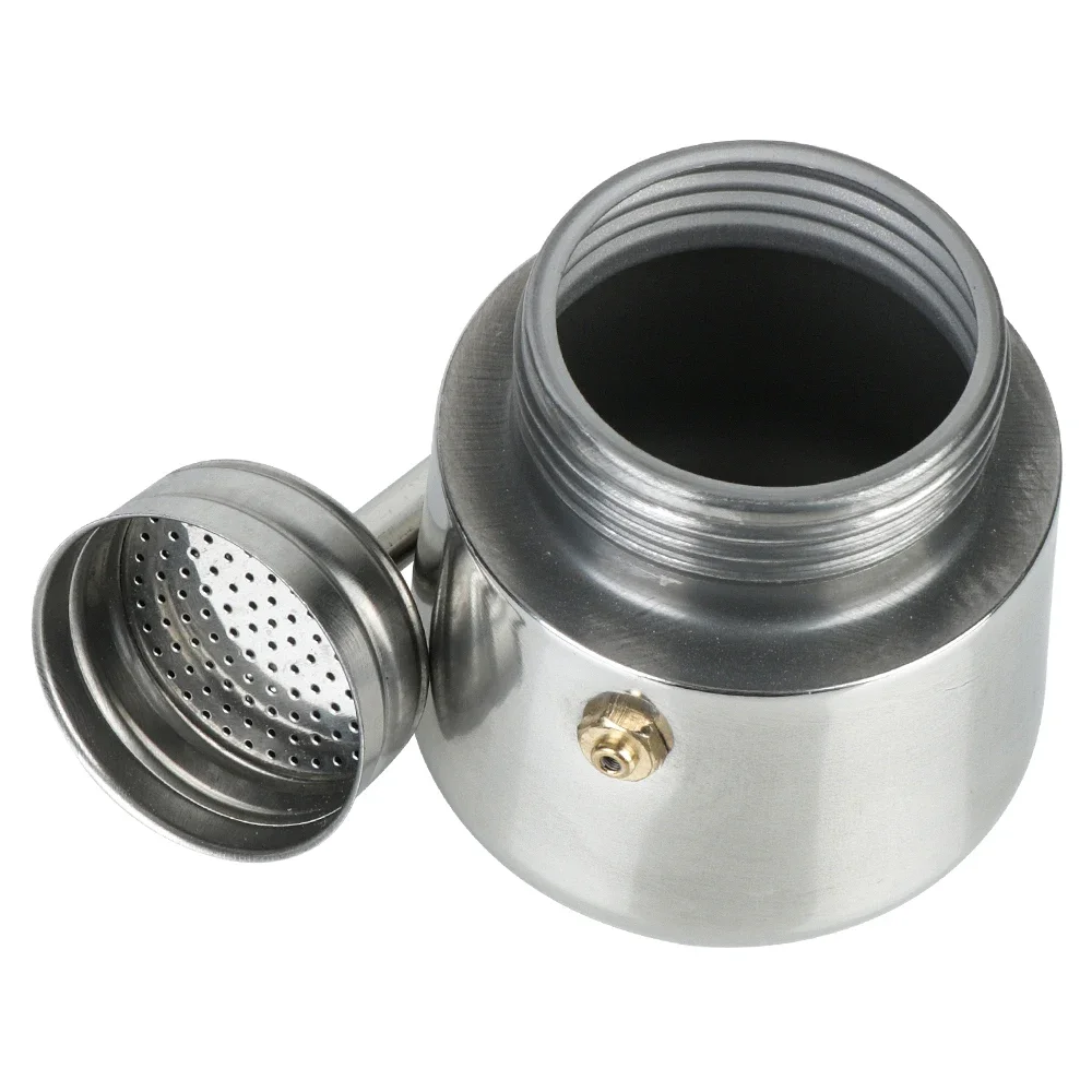 WXSX Coffee Maker Pot Moka Coffee Maker Stainless Steel 2/4/6/9 Cups Mocha Espresso Latte Stovetop Filter Coffee Pot for Kitchen - Image 5