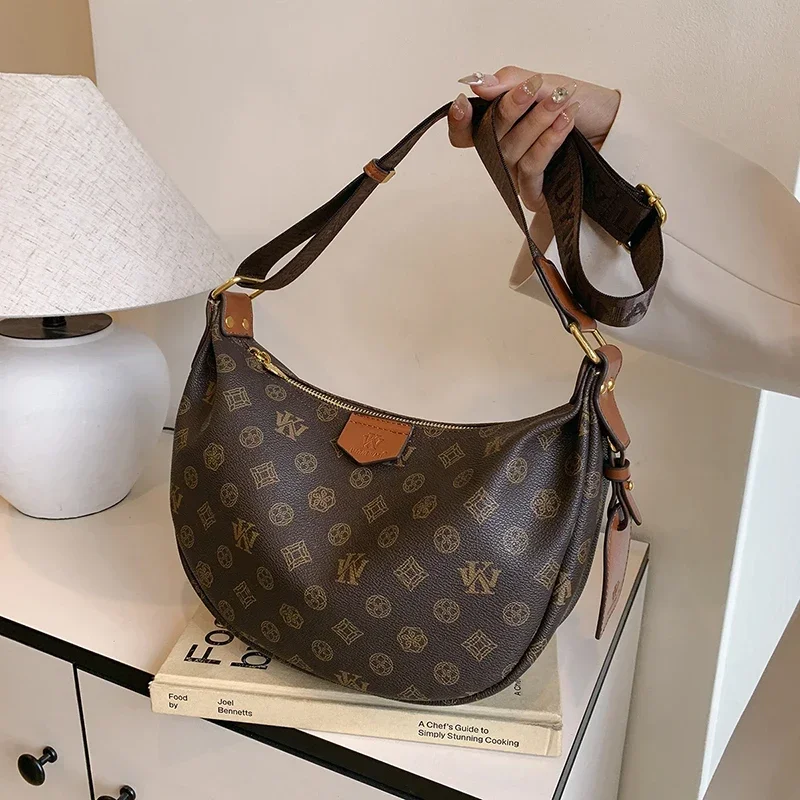 

Модная пригородная сумка с буквенным логотипом, кошелек-мессенджер для женщин, повседневная, винтажная, элегантная, простая