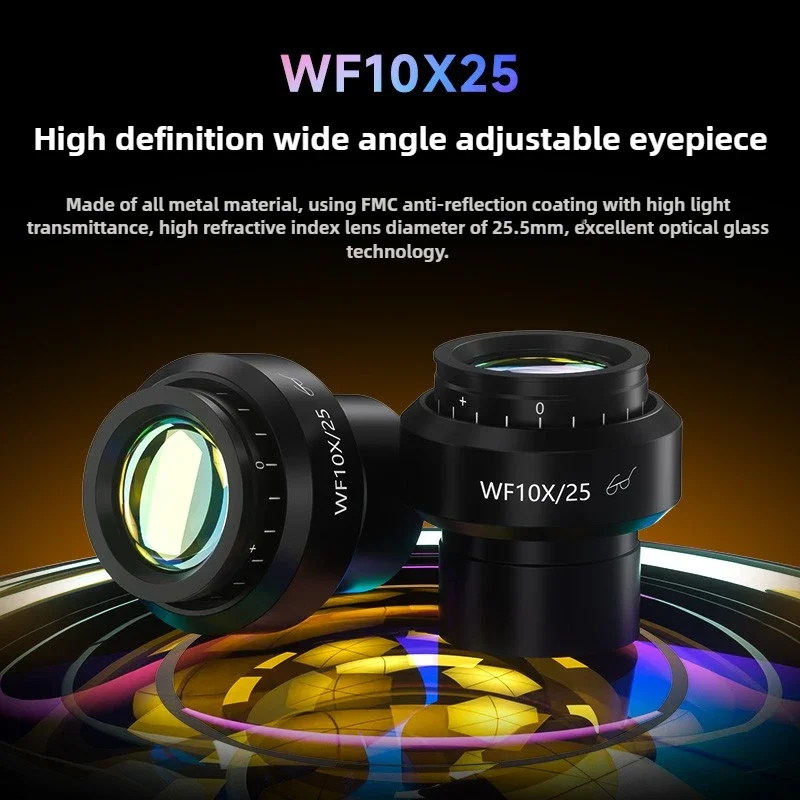 Microscopio Trinocular estéreo con aumento mecánico ROBOT Z4, 6,5-60X, con ocular ajustable para reparación de soldadura de placa base
