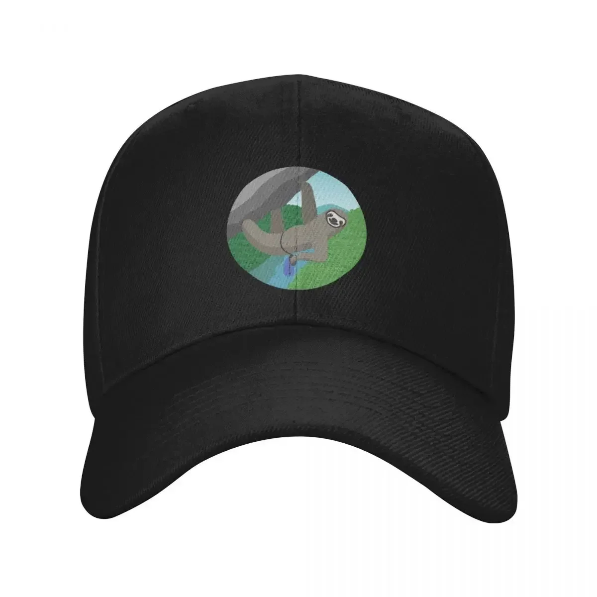 Rock Climbing Sloth | New River Gorge Baseball Cap Sports Cap Beach Outing Dropshipping Men's Women's