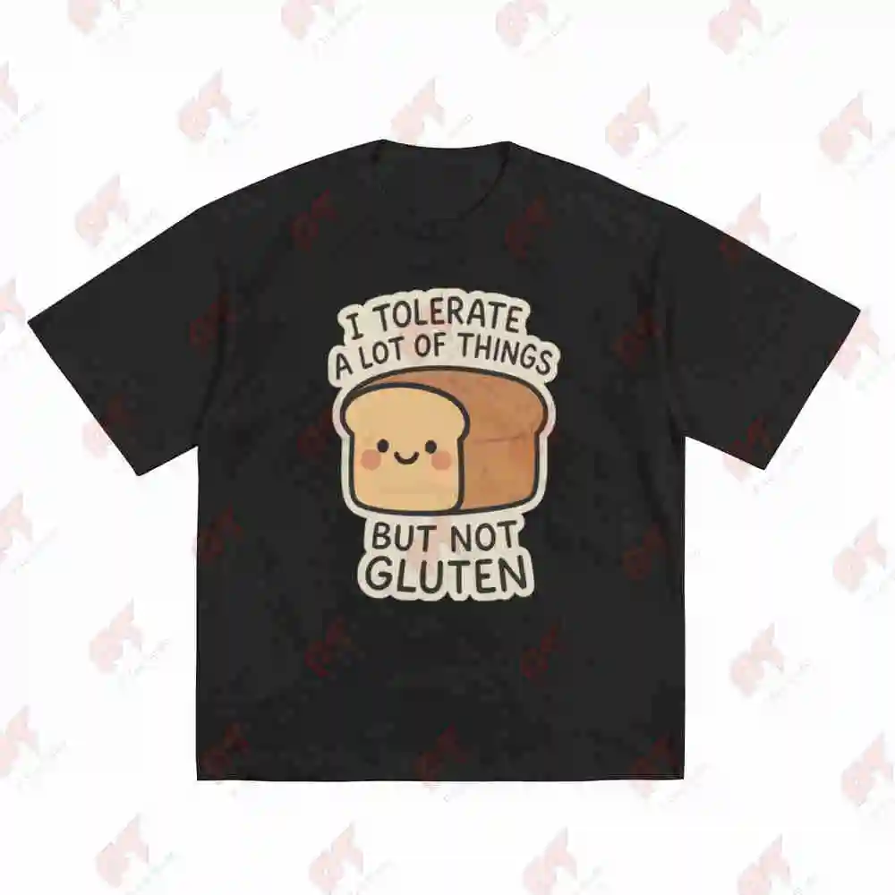 Celiac Gluten Free I Tolerate A Lot Short Sleeve Tee 100% Cotton T-Shirt