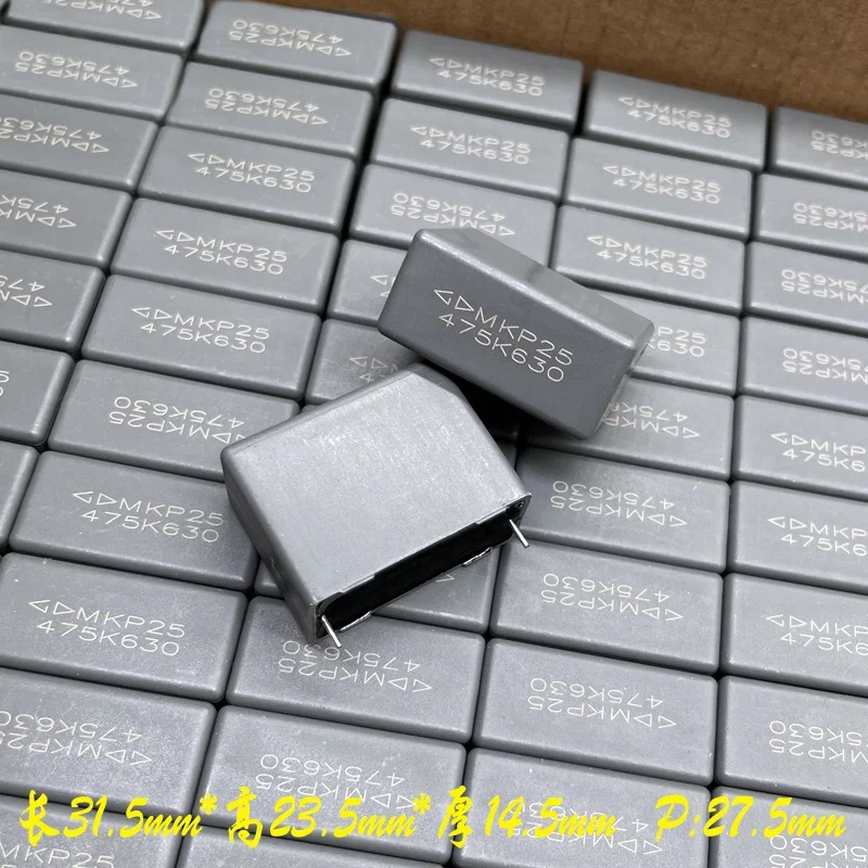 2PCS FARA Xiamen Fara MKP 475 4.7uf 4u7 630v safety film capacitor C352J475K