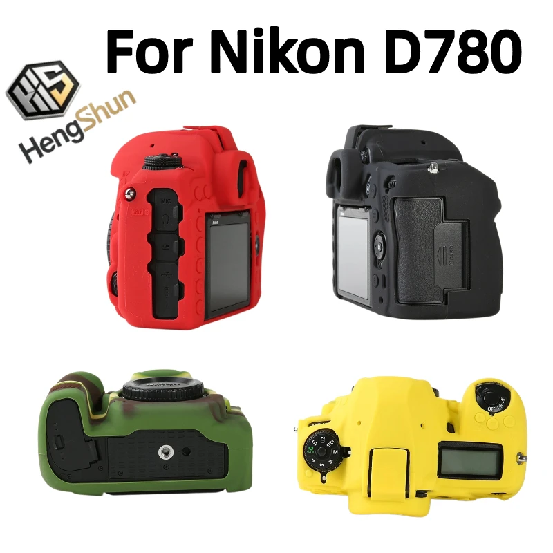 Soft Case For Nikon D780 Micro Single Camera Silicone Protective Case Camera Case Camera Bag + 1PCS free tempered film